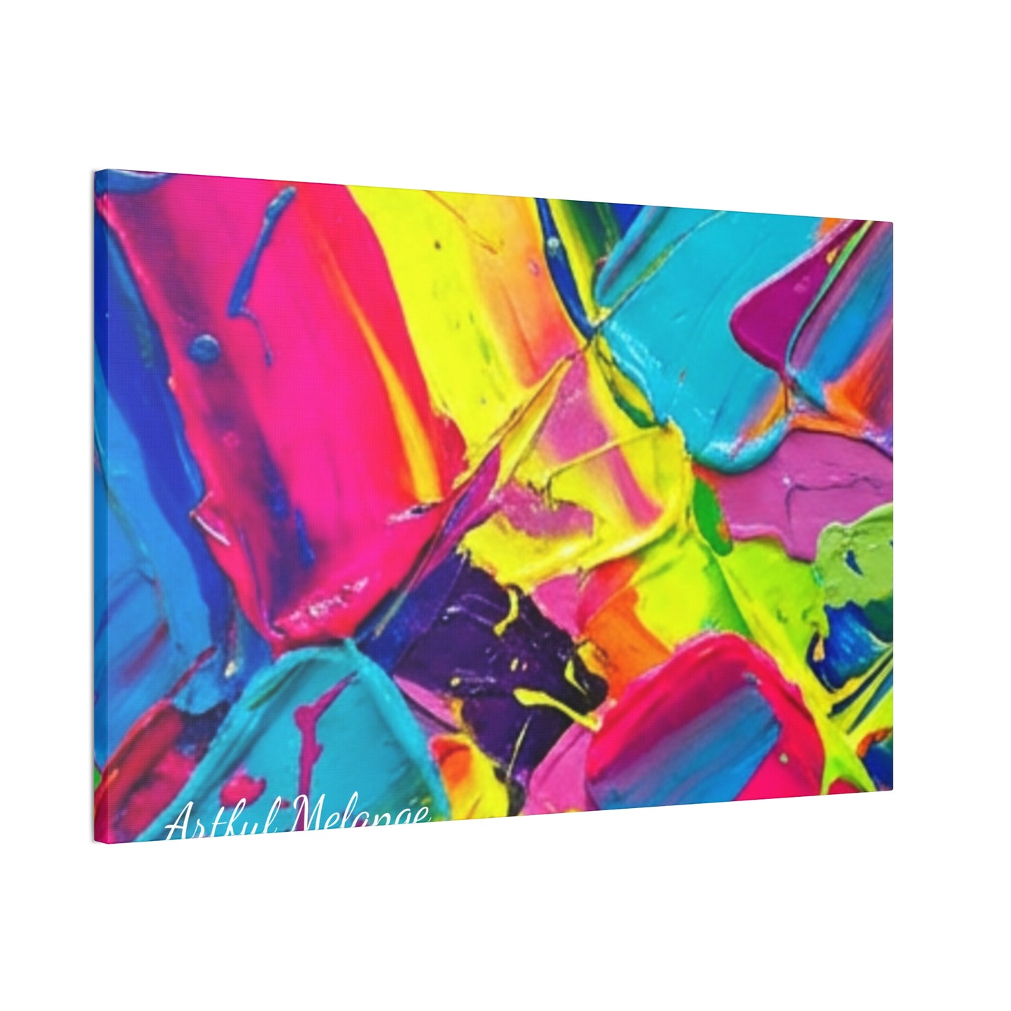 Acrylic Abstract Canvas Print - Richly Textured Artistry