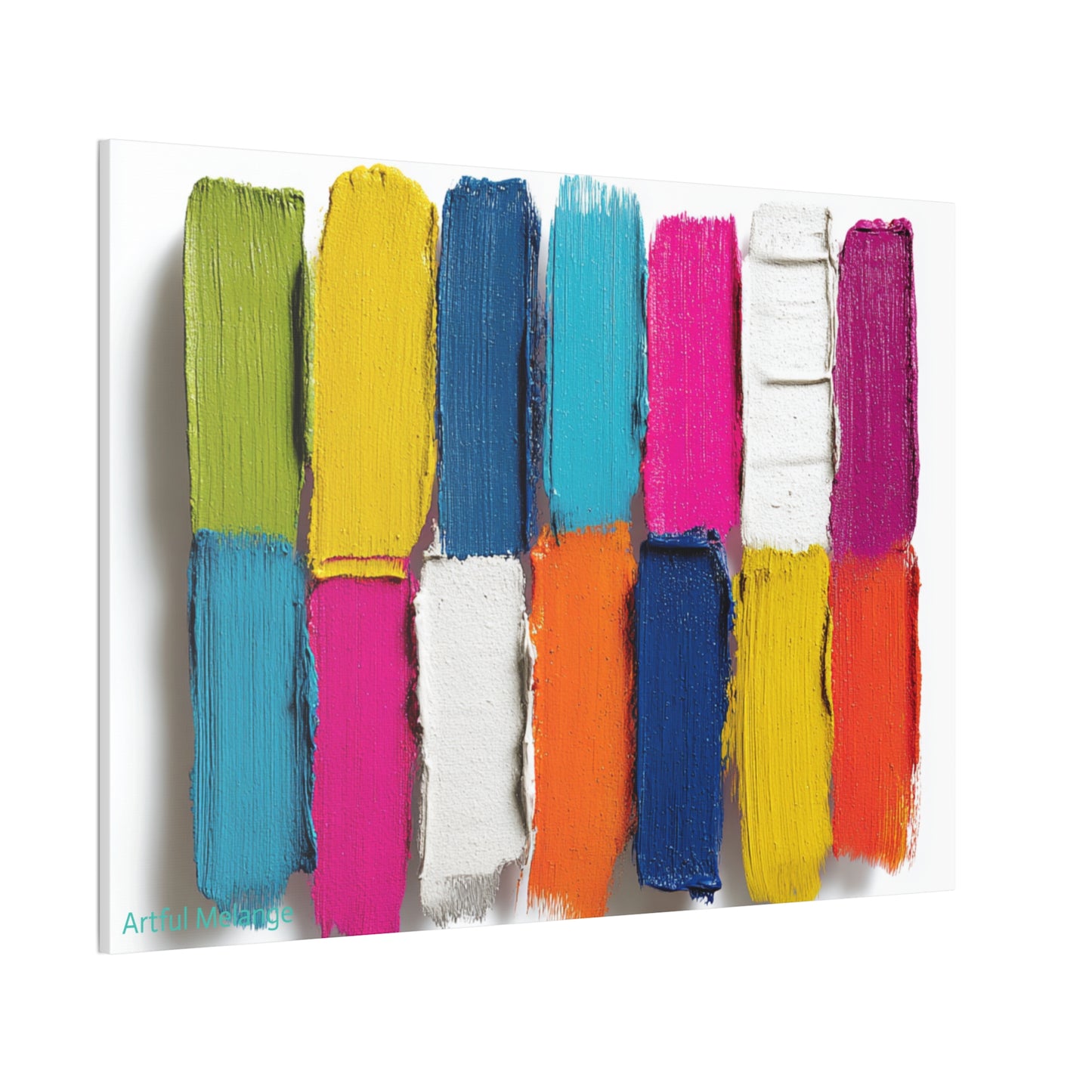Acrylic Abstract Canvas Print - Richly Textured Artistry