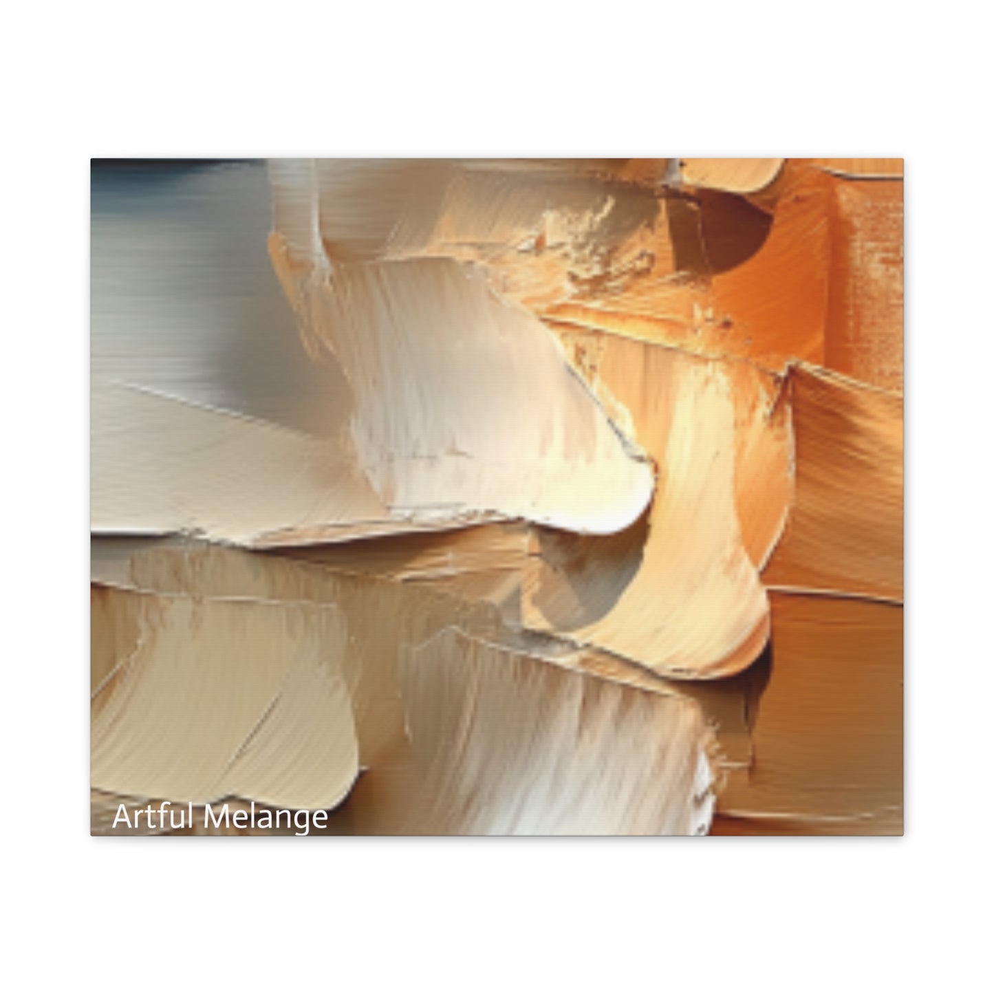 Acrylic Abstract Canvas Print - Richly Textured Artistry