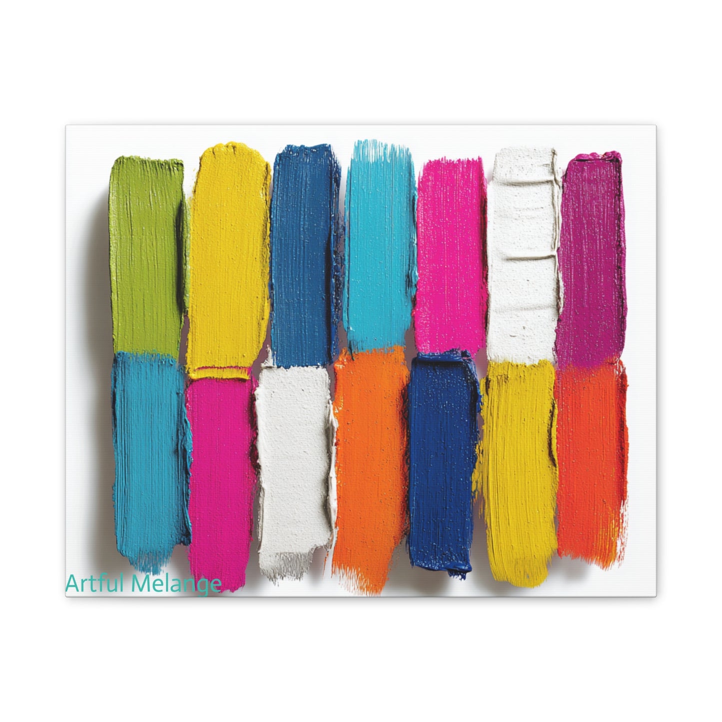 Acrylic Abstract Canvas Print - Richly Textured Artistry
