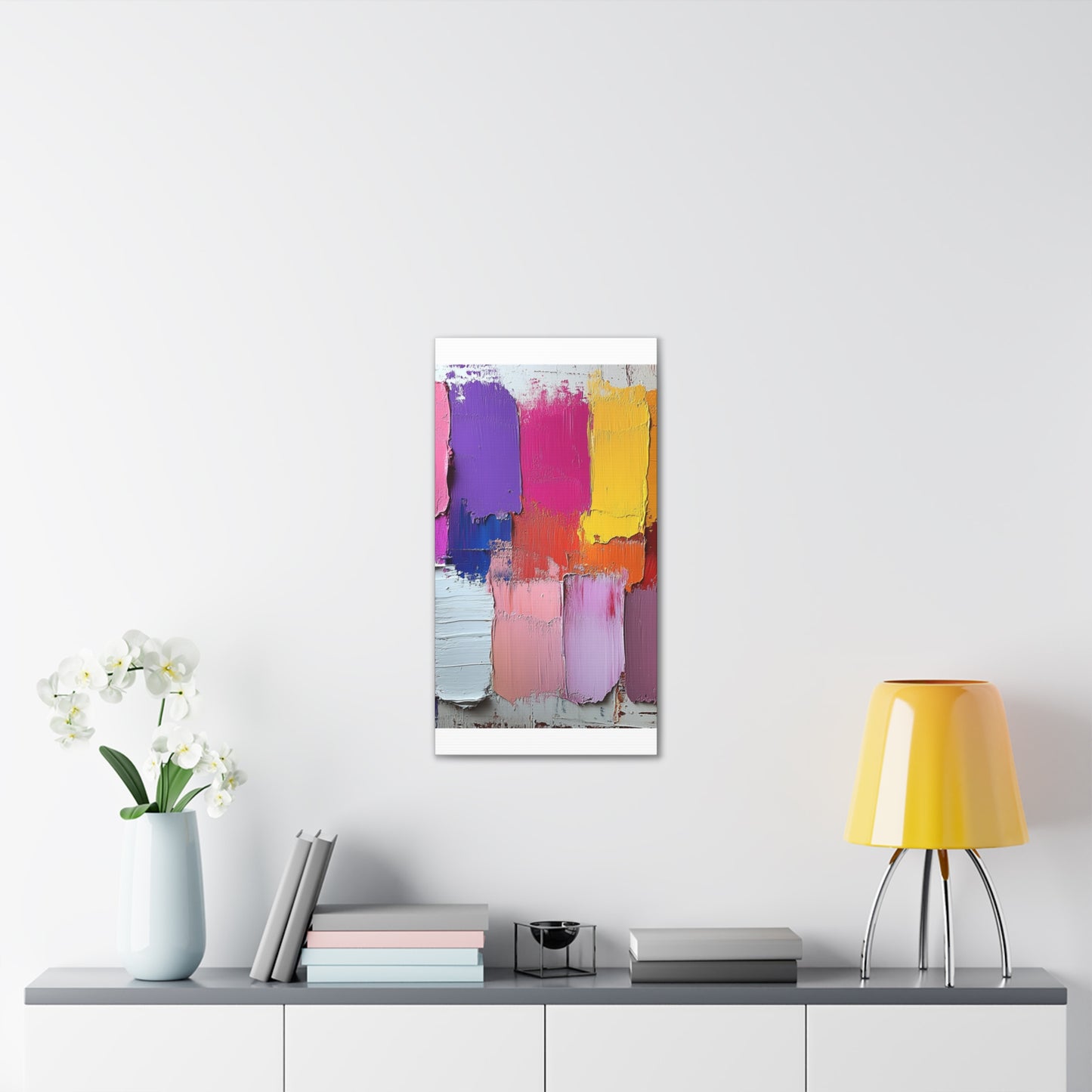 Acrylic Abstract Canvas Print - Richly Textured Artistry