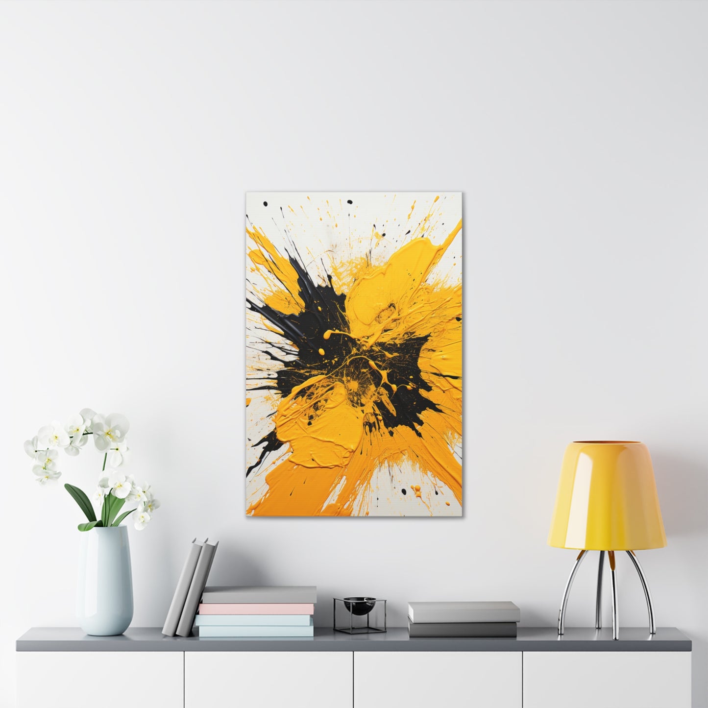 Acrylic Abstract Canvas Print - Richly Textured Artistry