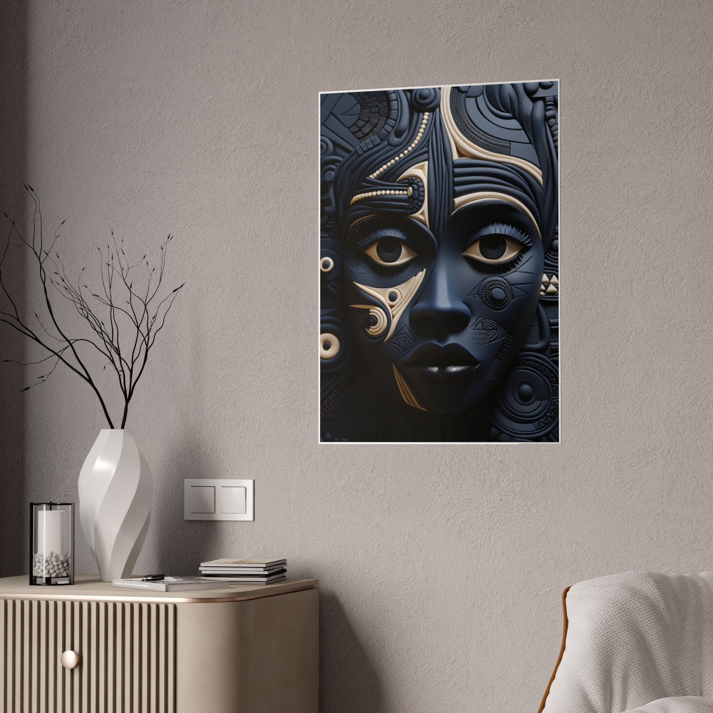 AfroElegance: Empowering Melanated Women Poster 1