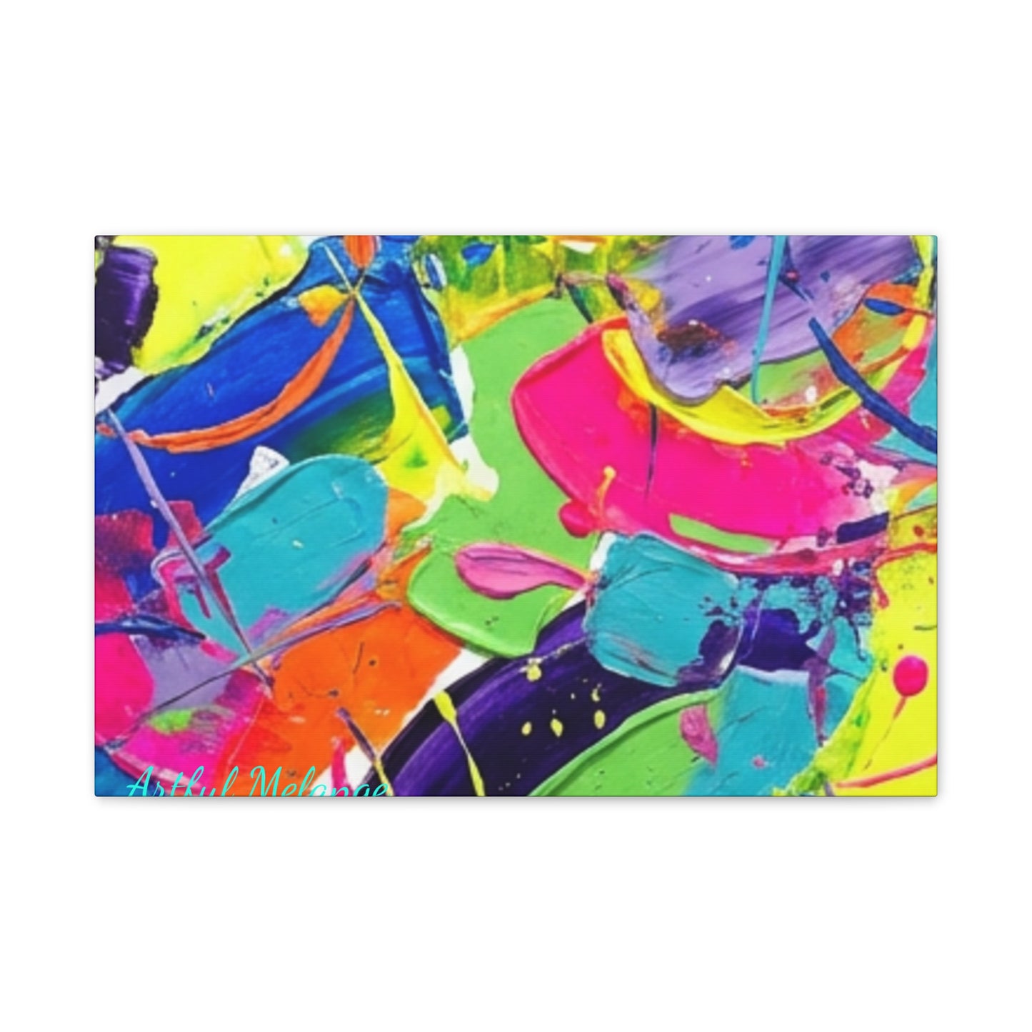 Acrylic Abstract Canvas Print - Richly Textured Artistry