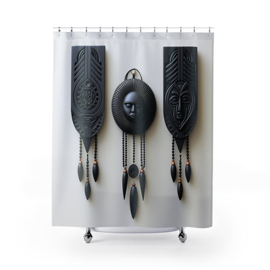 Heritage Tapestry Afro Centric   Shower Curtain