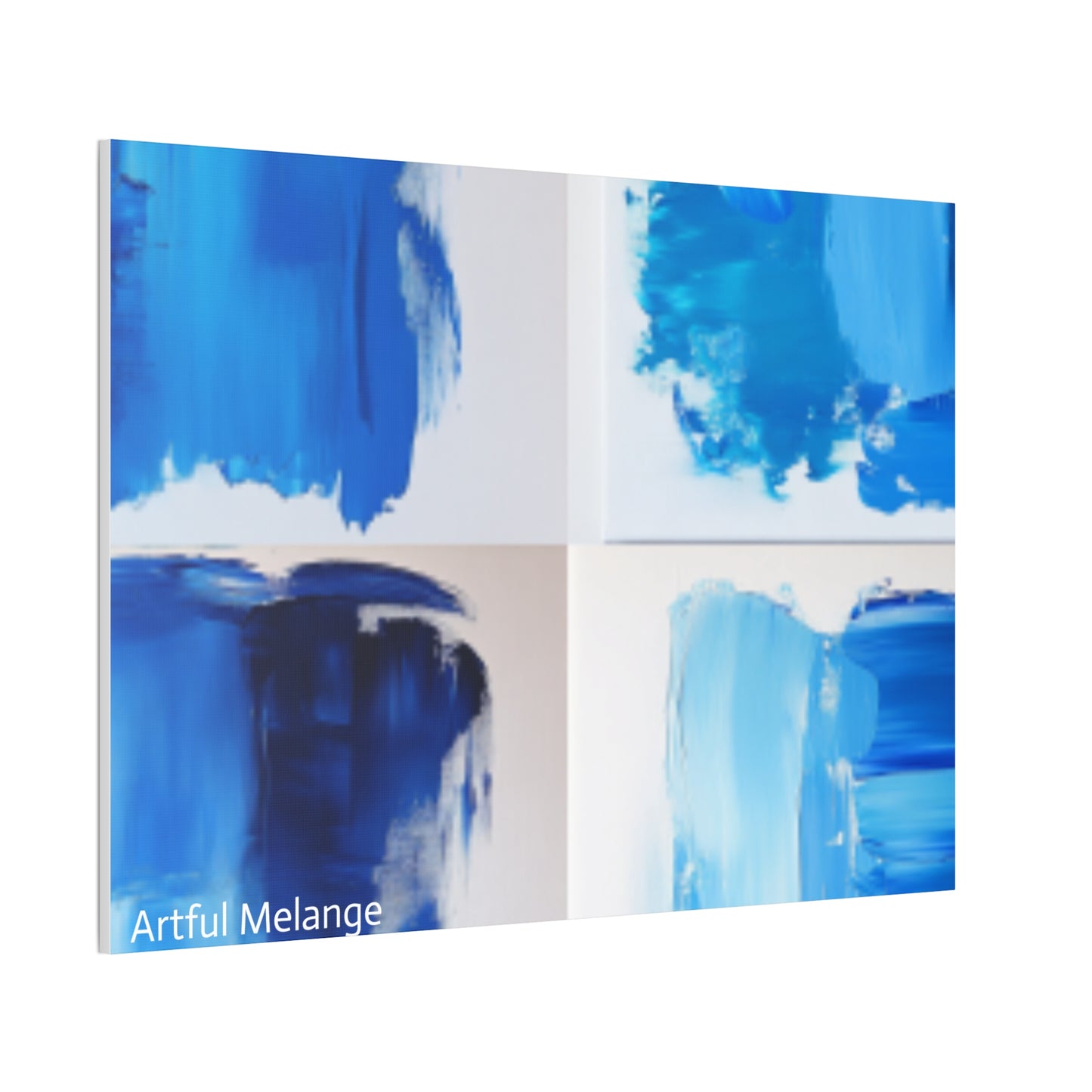 Acrylic Abstract Canvas Print - Richly Textured Artistry