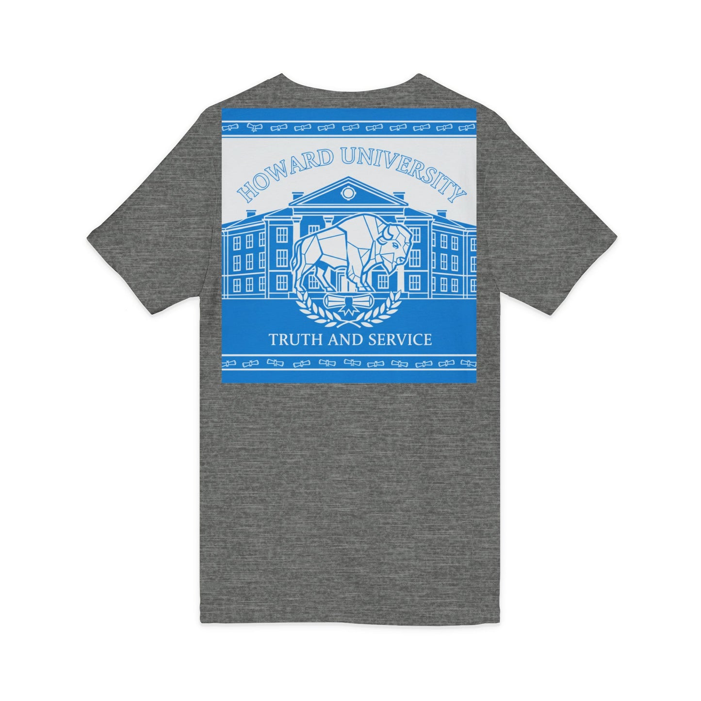 Howard University/ Truth and Service Unisex V-Neck T-Shirt
