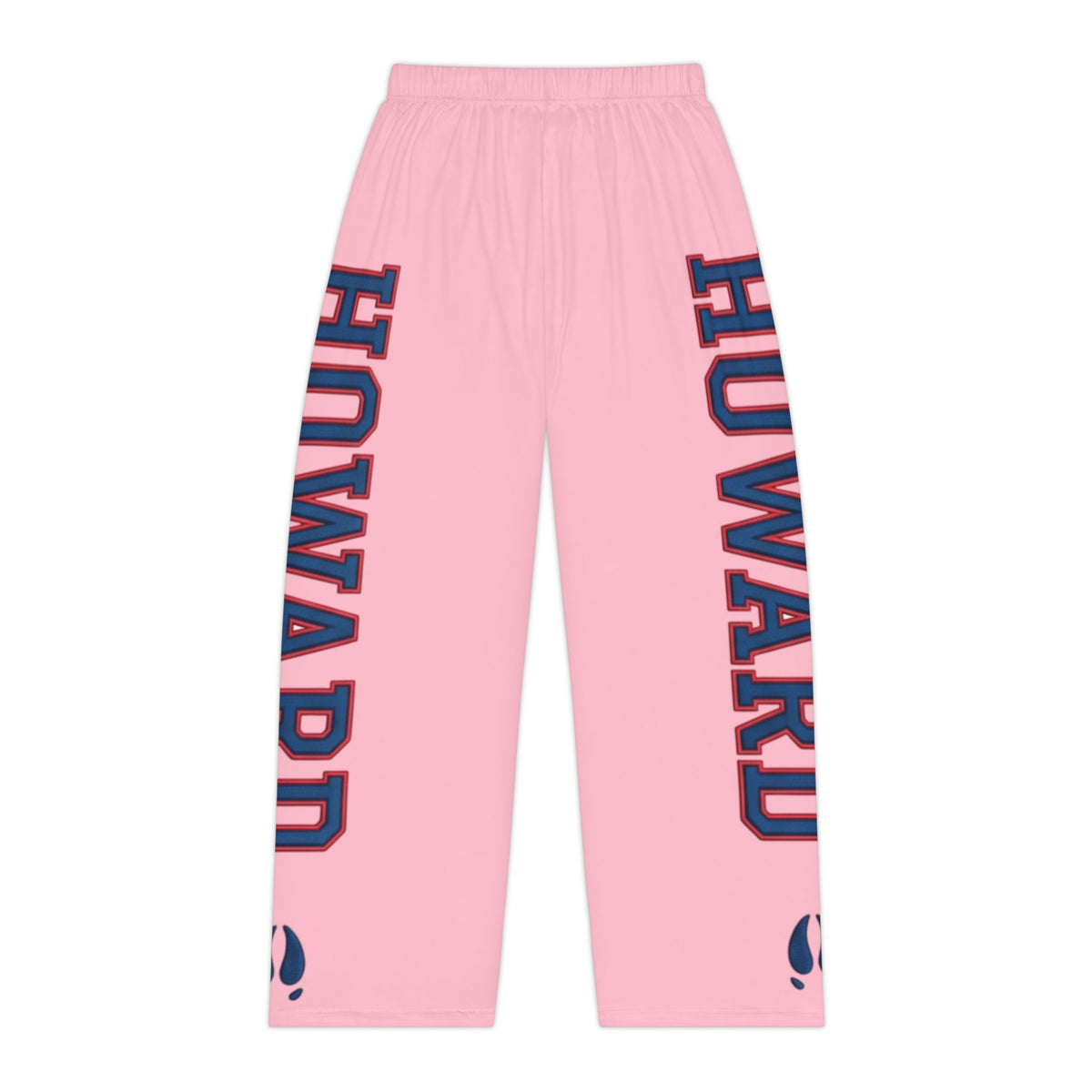 Howard-Inspired Women’s Pajama Pants | HBCU Lounge Bottoms/ Pink