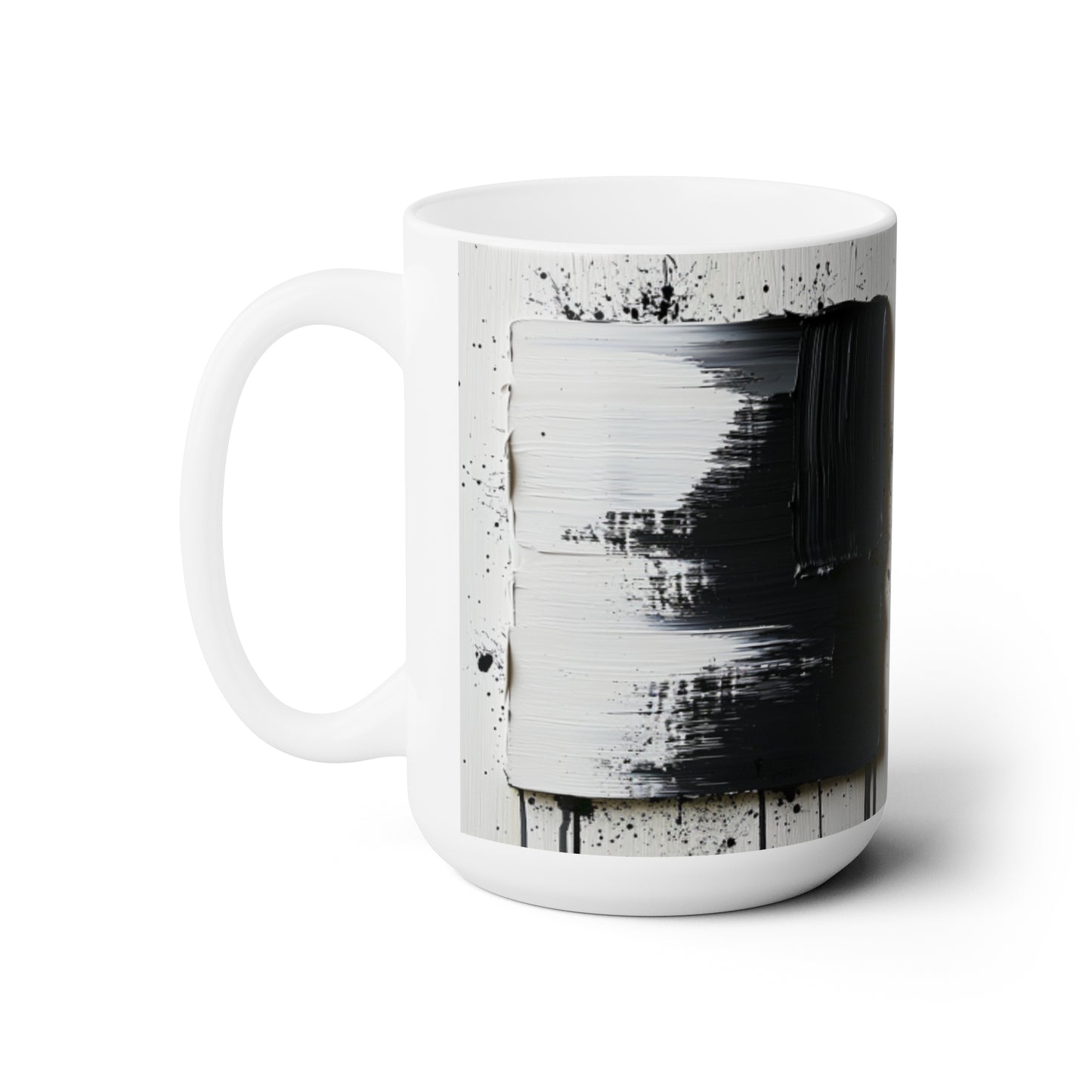 Artsy Abstract Ceramic Mug 15oz