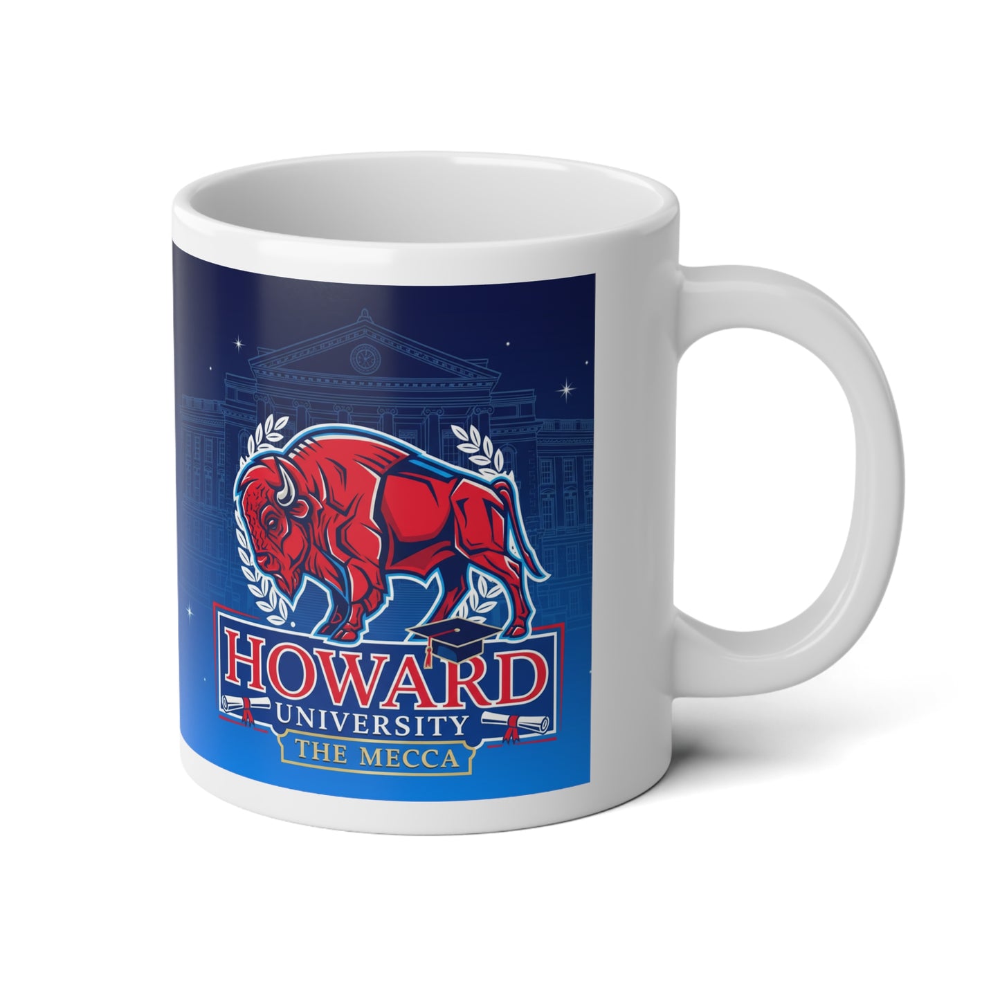 Howard Bison Heritage Mug – The Mecca Jumbo Mug, 20oz