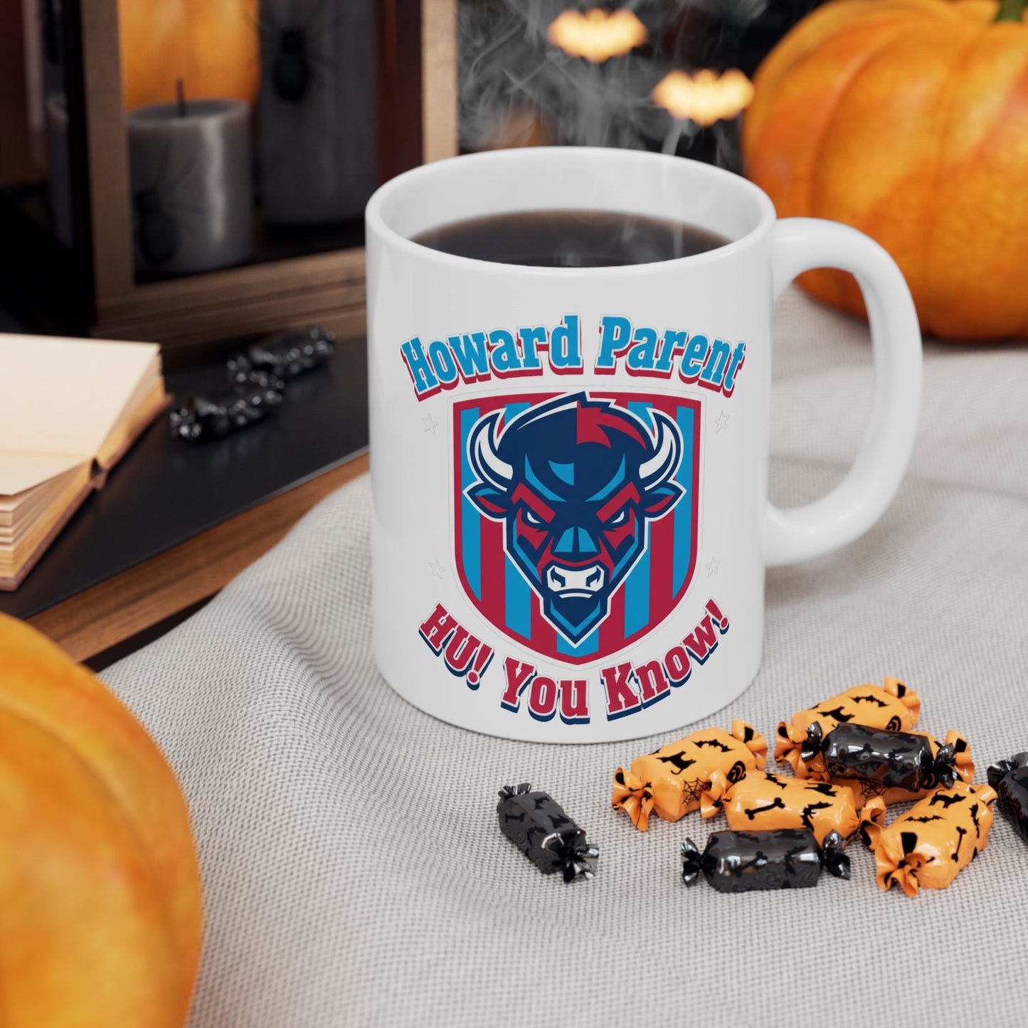 HU Parent Mug Collection  Proud, Connected, Bison Strong /Ceramic Mug, (11oz, 15oz) 3