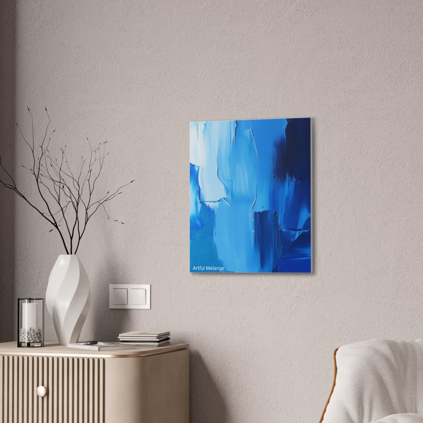 Acrylic Abstract Canvas Print - Richly Textured Artistry