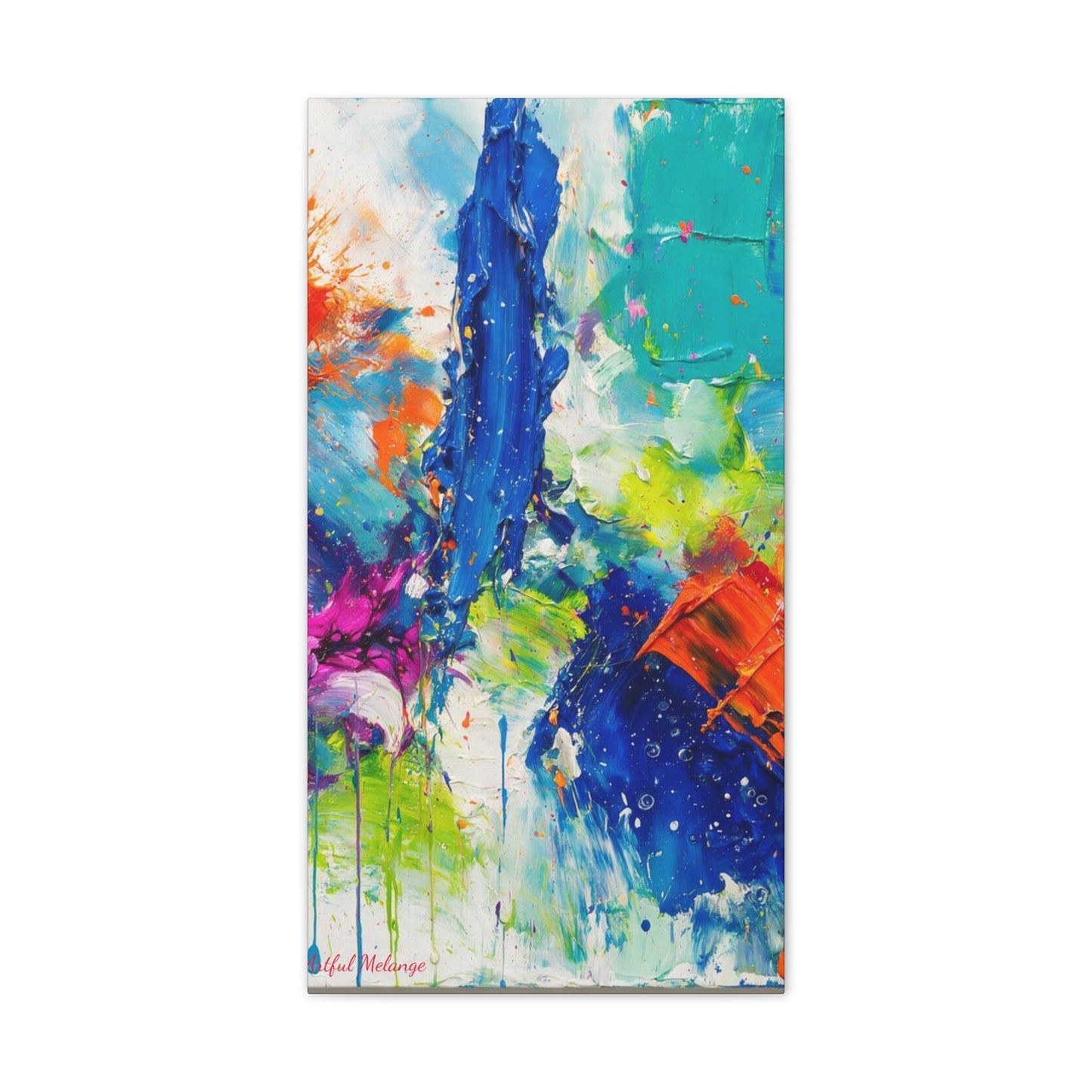 Acrylic Abstract Canvas Print - Richly Textured Artistry