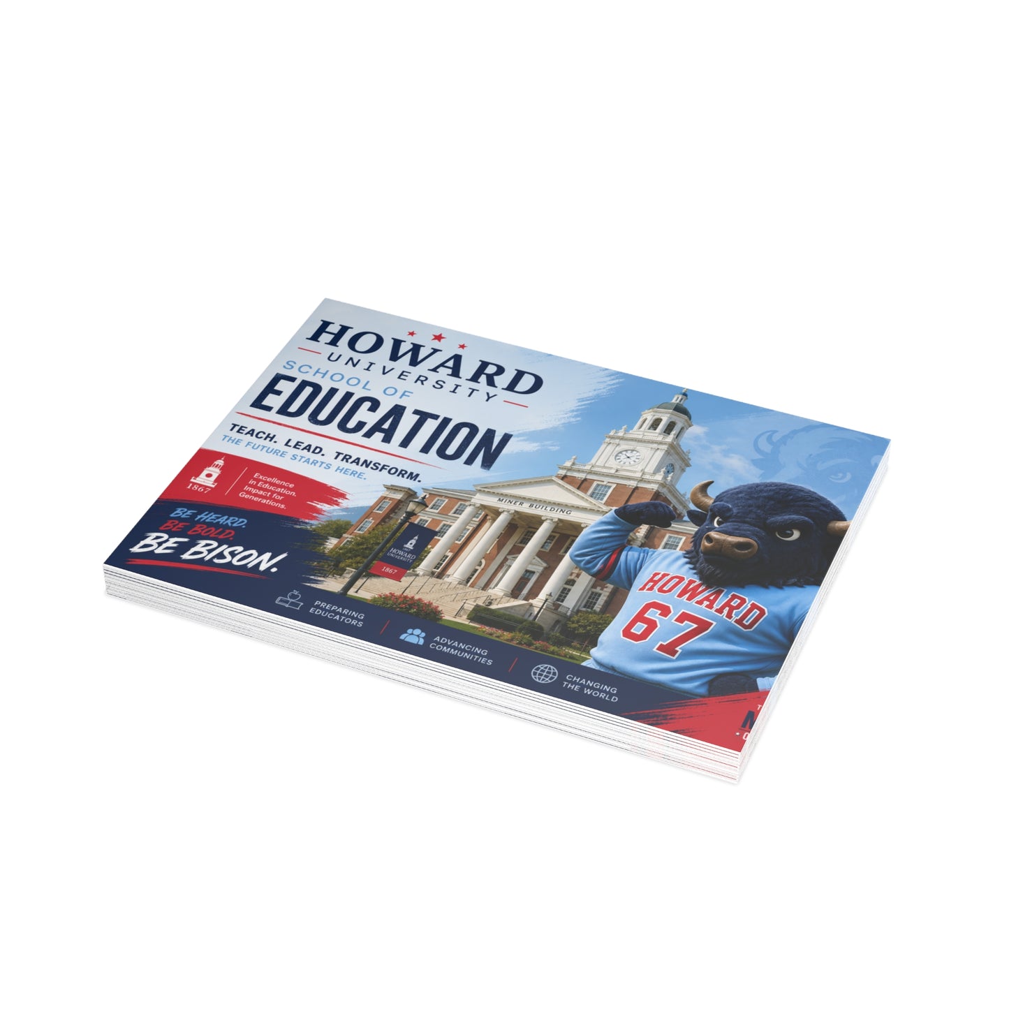 Howard University School of Education Postcard Set 1 (envelopes included)
