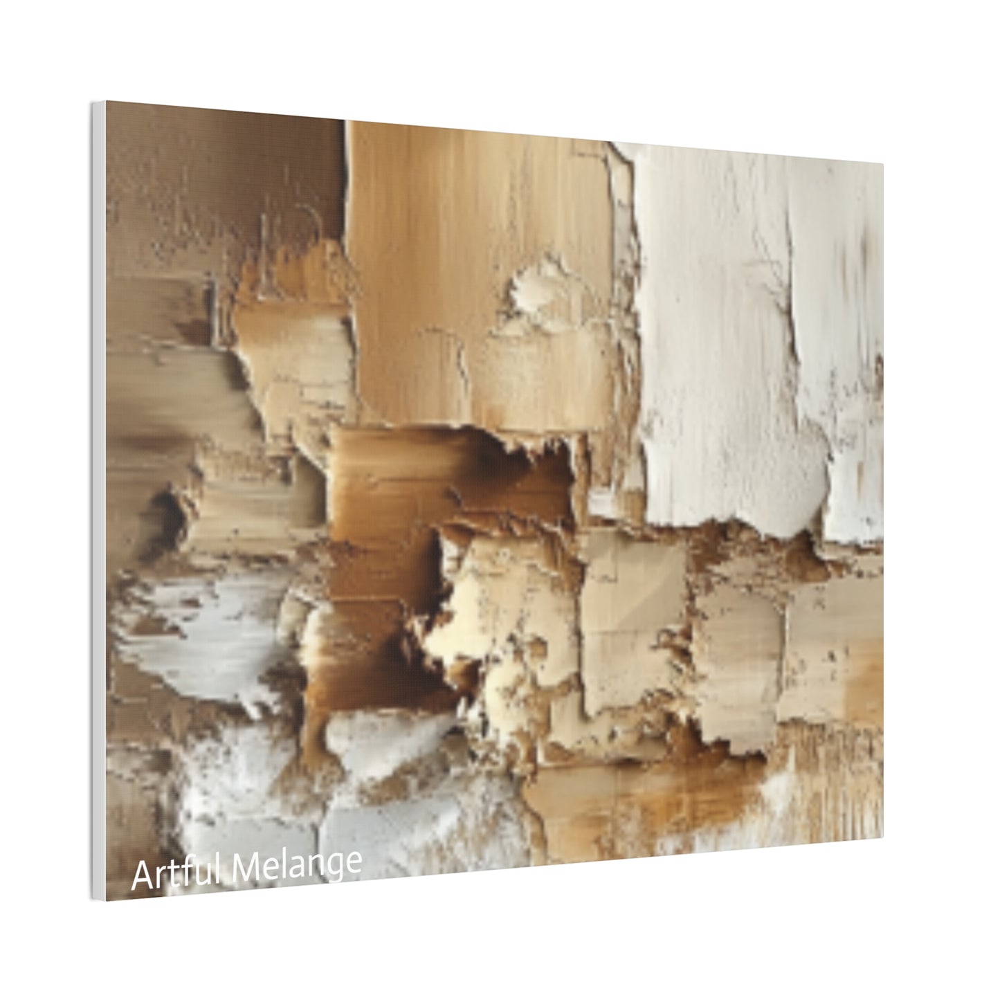 Acrylic Abstract Canvas Print - Richly Textured Artistry