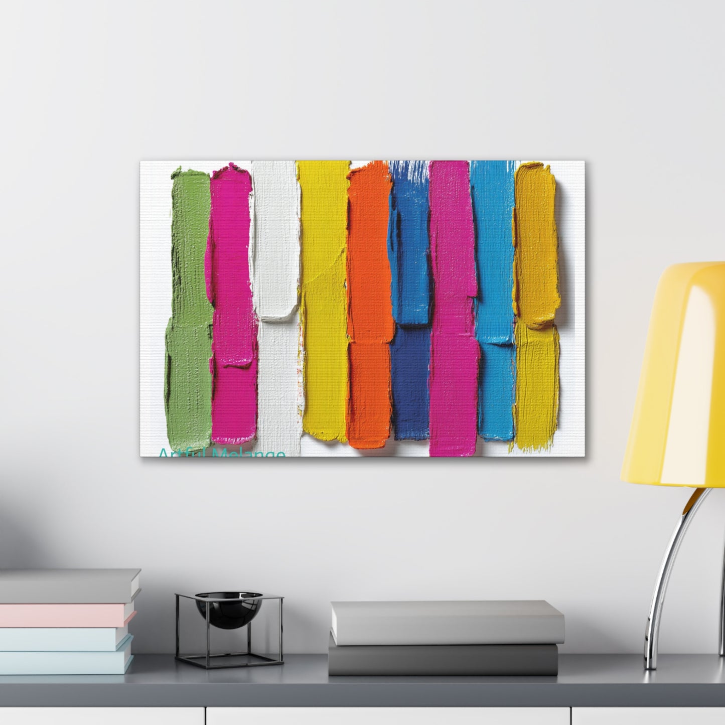 Acrylic Abstract Canvas Print - Richly Textured Artistry