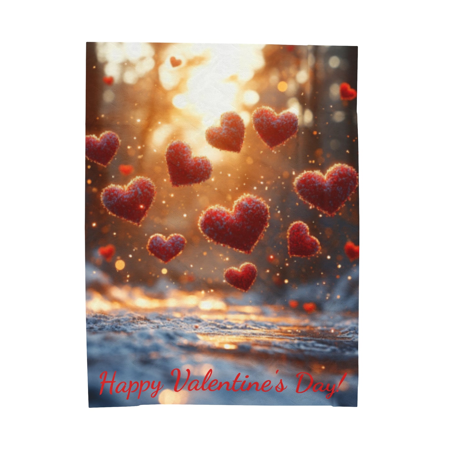 Velveteen Plush Valentine's Day Blanket 11