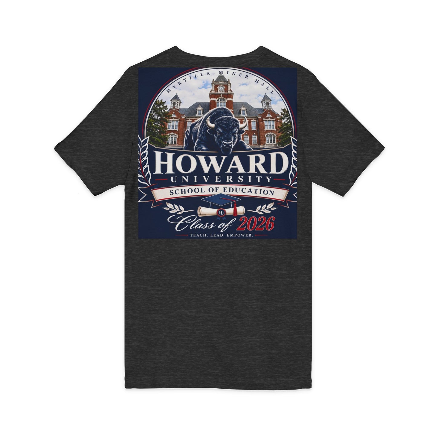Howard University Class of 2026 Unisex V-Neck T-Shirt | The Mecca Incoming Class Tee