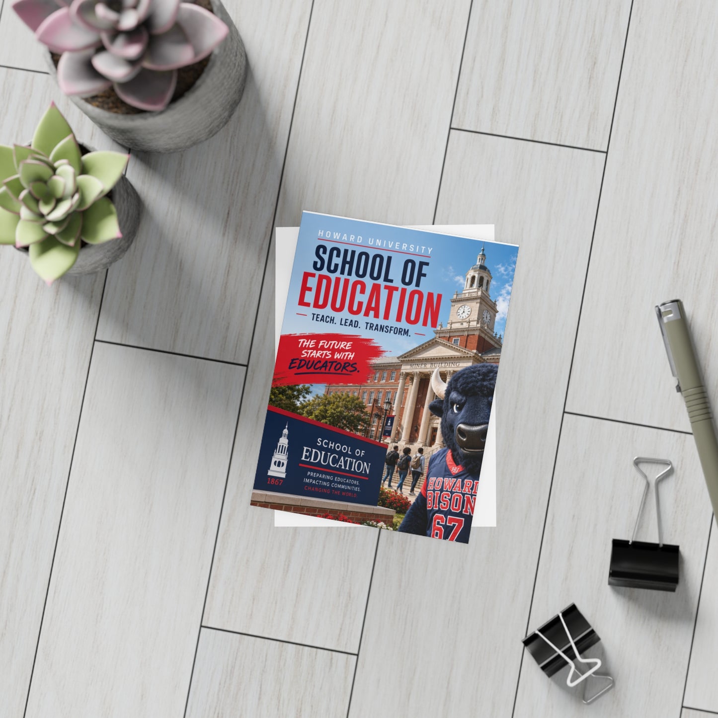 Howard University School of Education Postcard Set 1 (envelopes included)
