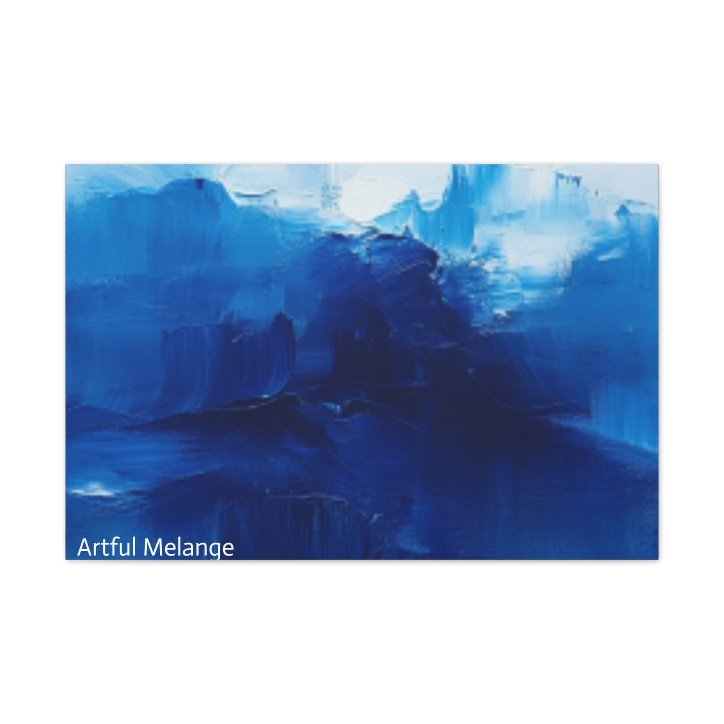 Acrylic Abstract Canvas Print - Richly Textured Artistry