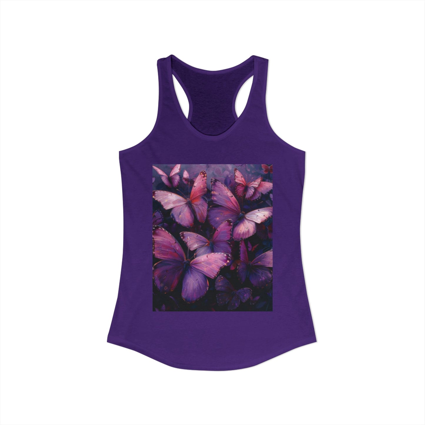 Flutter & Flow | Women's Razorback White T-Shirts with Artistic Butterflies 3