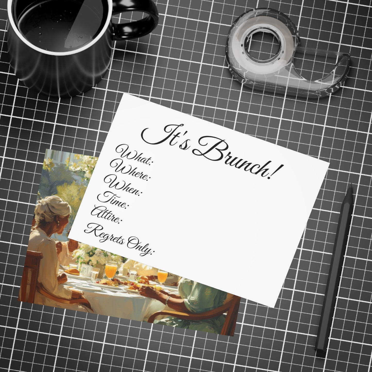 Brunch and Bliss  Invitation Bundles (envelopes included)