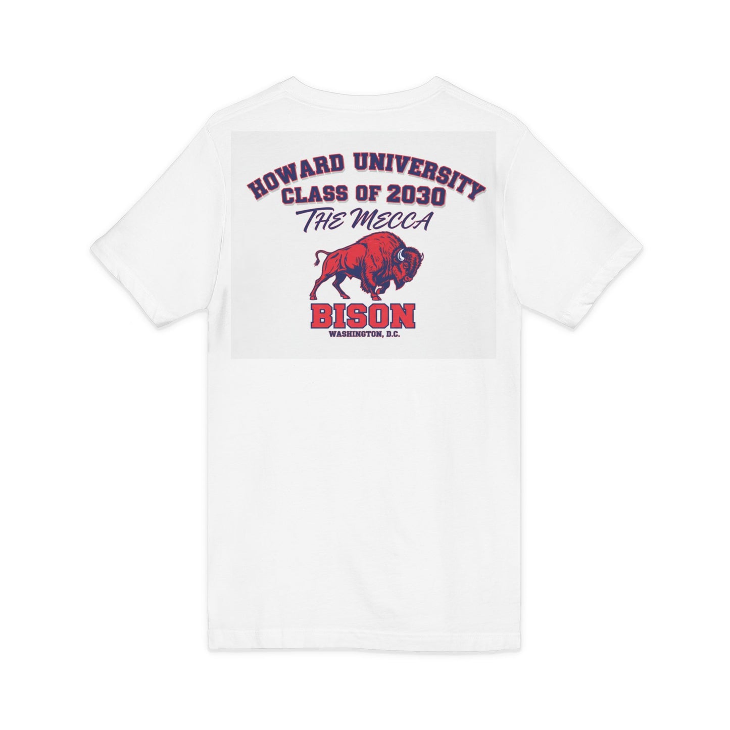 Howard University Class of 2030 Unisex V-Neck T-Shirt | The Mecca Incoming Class Tee