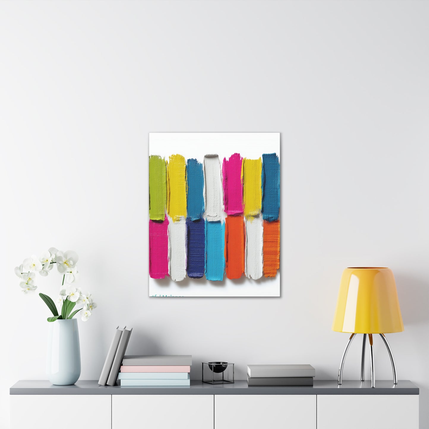 Acrylic Abstract Canvas Print - Richly Textured Artistry