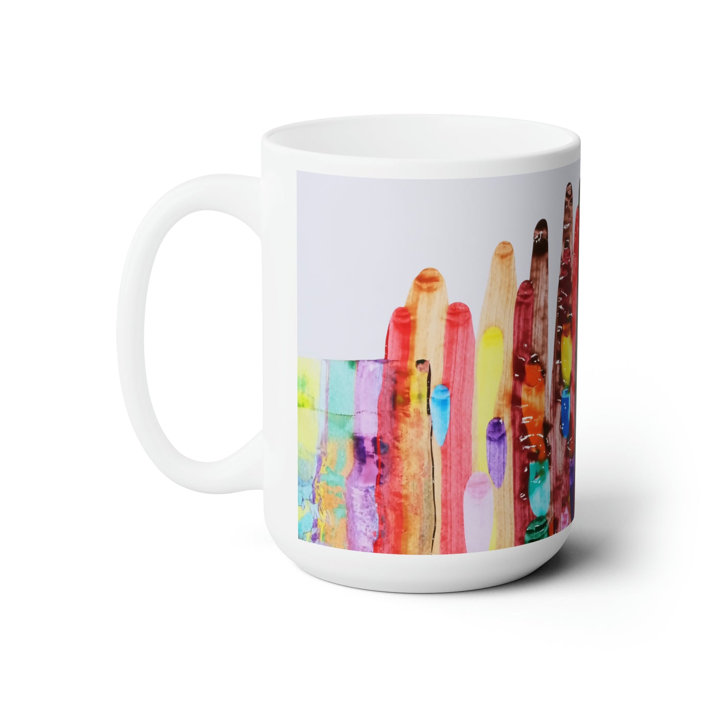 Artsy Abstract Ceramic Mug 15oz