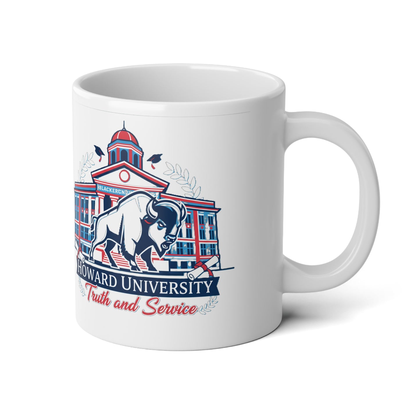 Howard Bison Heritage Mug – The Mecca Jumbo Mug 12, 20oz