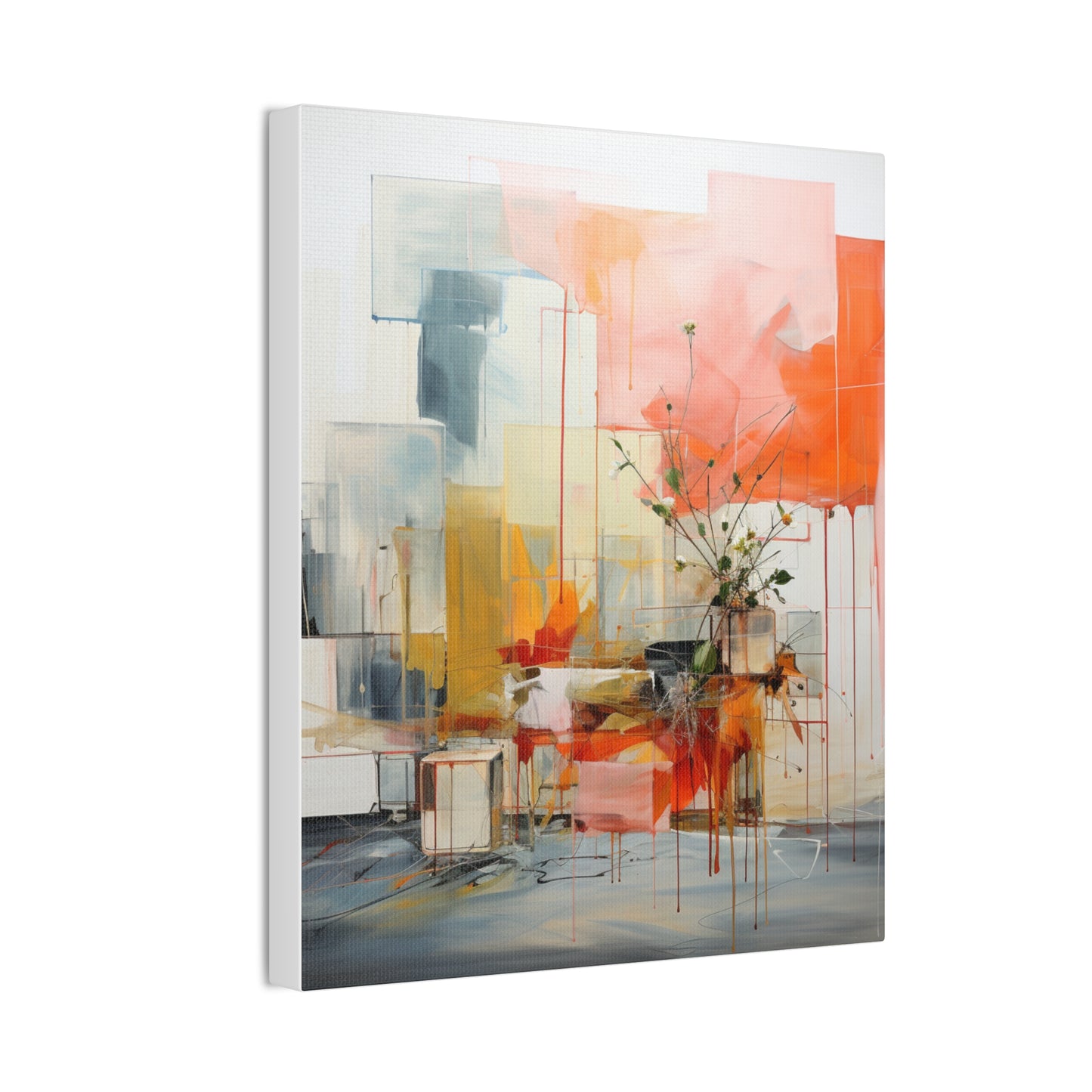 Timeless Elegance: Refined Muted Hues Canvas Print for Sophisticated Living Spaces