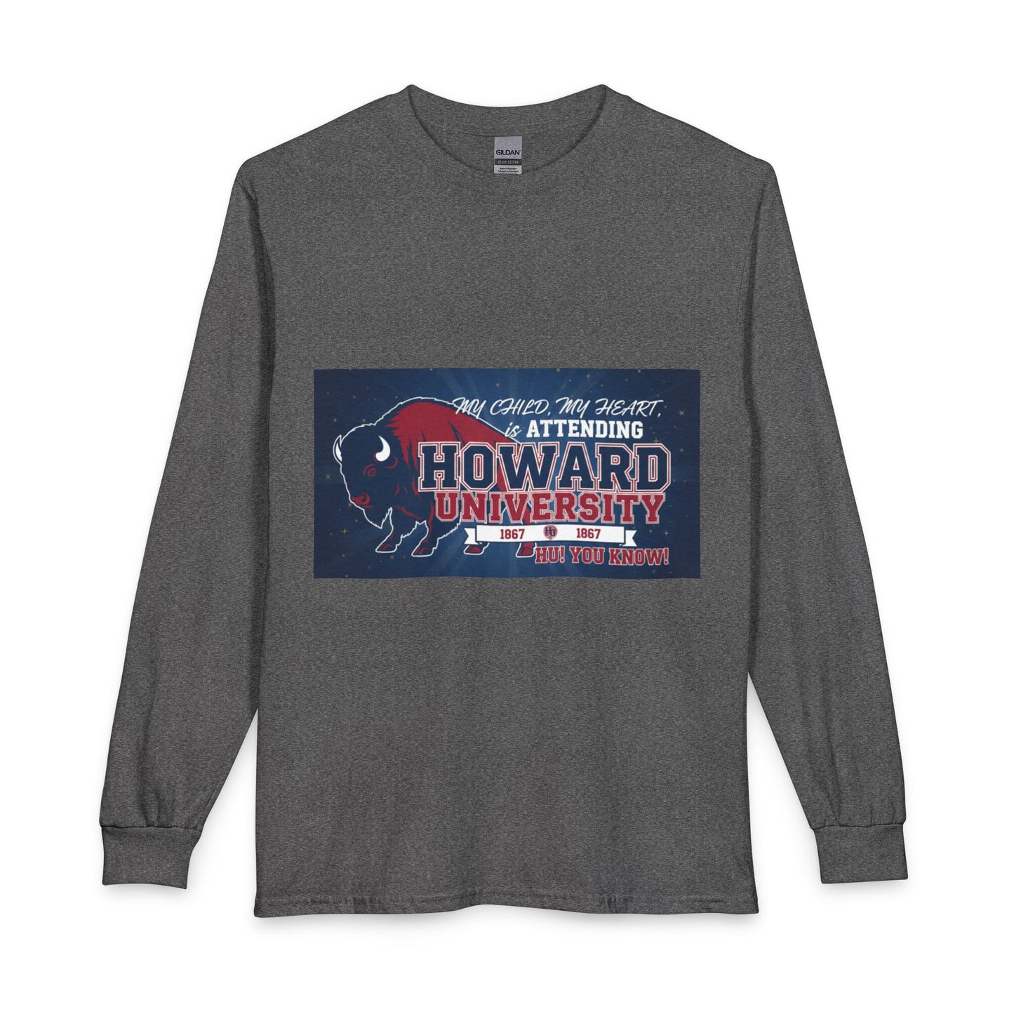 Howard University Pride Family Statement/Unisex Long Sleeve T-Shirt 6