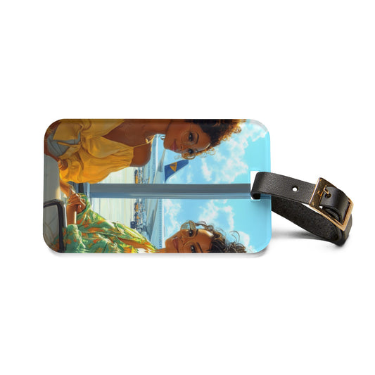 Art Voyage Sisters That Travel Luggage Tag Collection