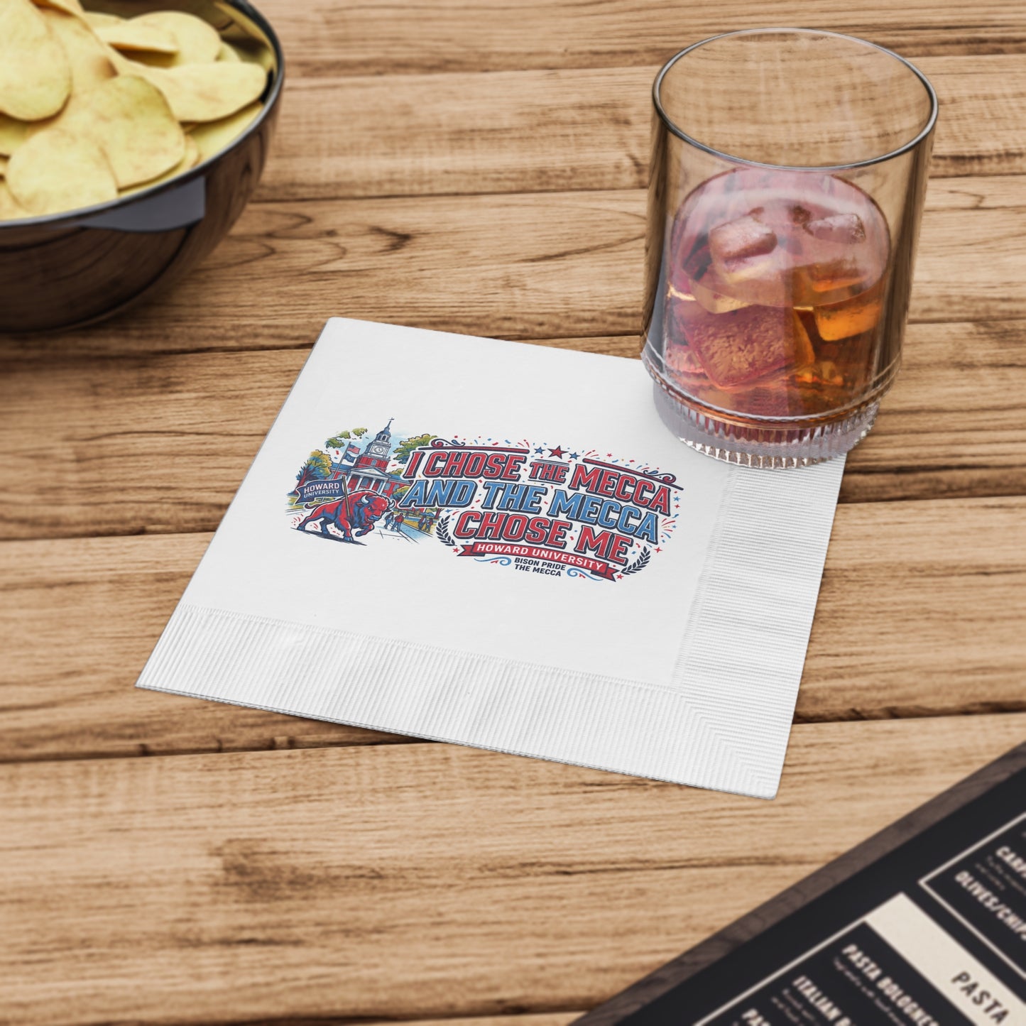 Howard University Bison Pride Napkins 3