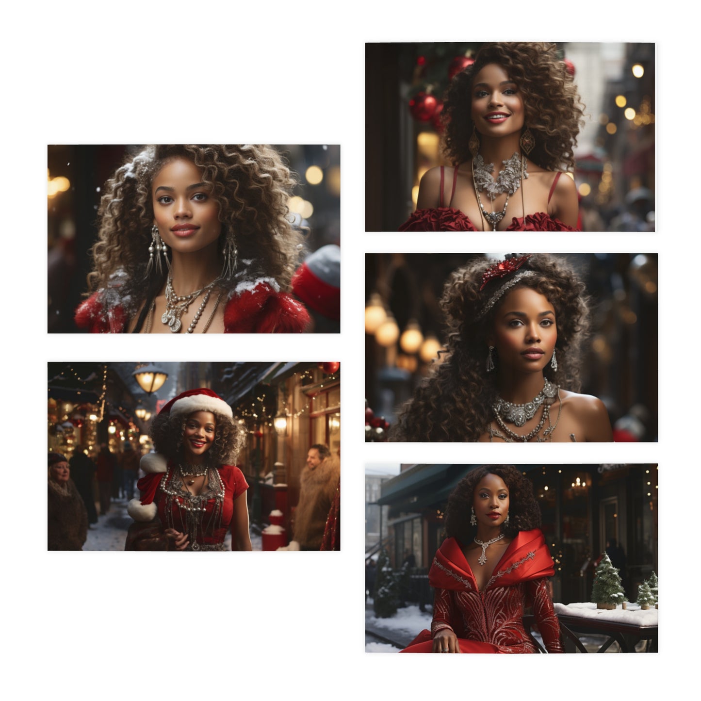 Princess Claus Note Card Set/Variety Two (5-Pack)