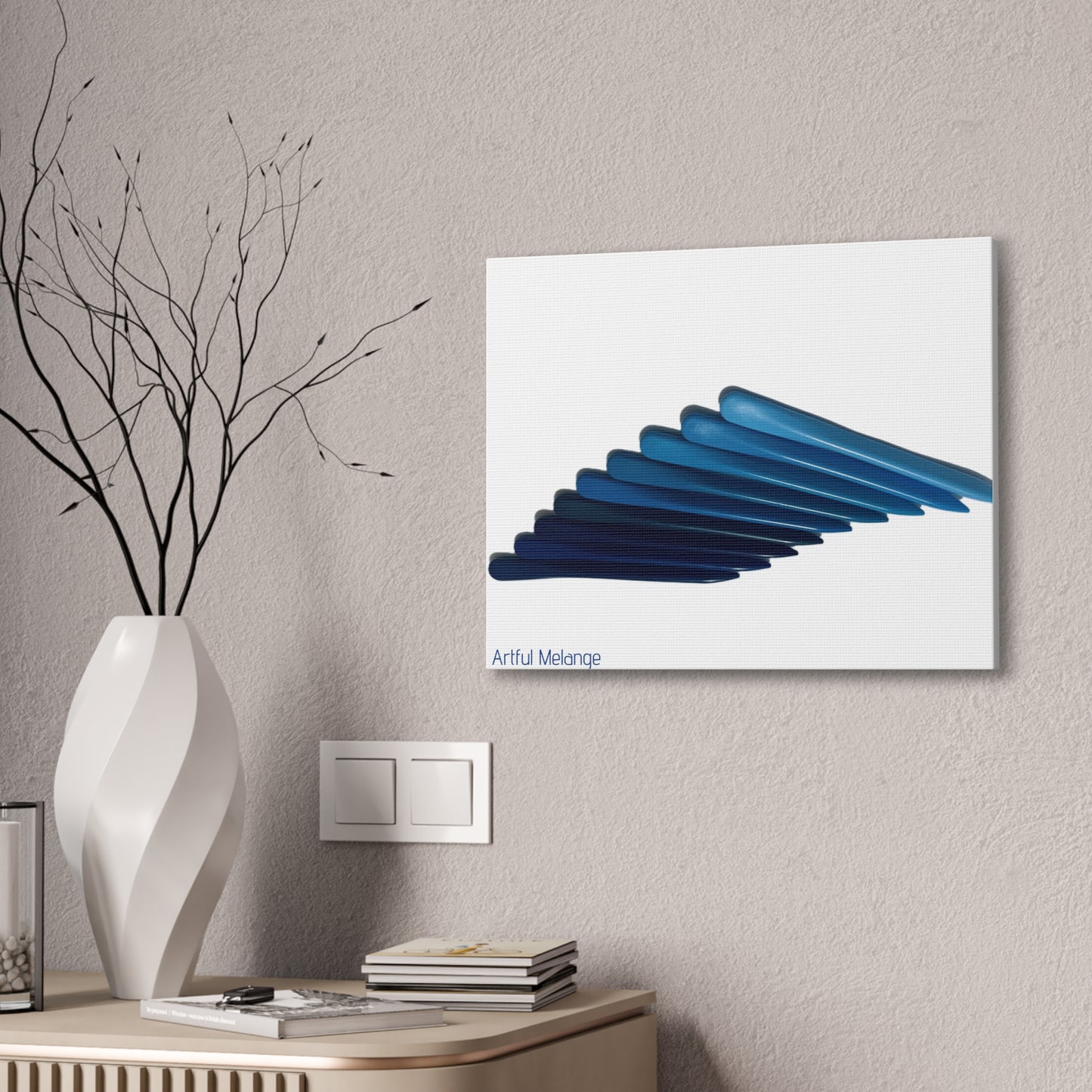 Spectrum Stacks: A Colorful Daydream in Posters and Canvas Prints/Vote Blue wave
