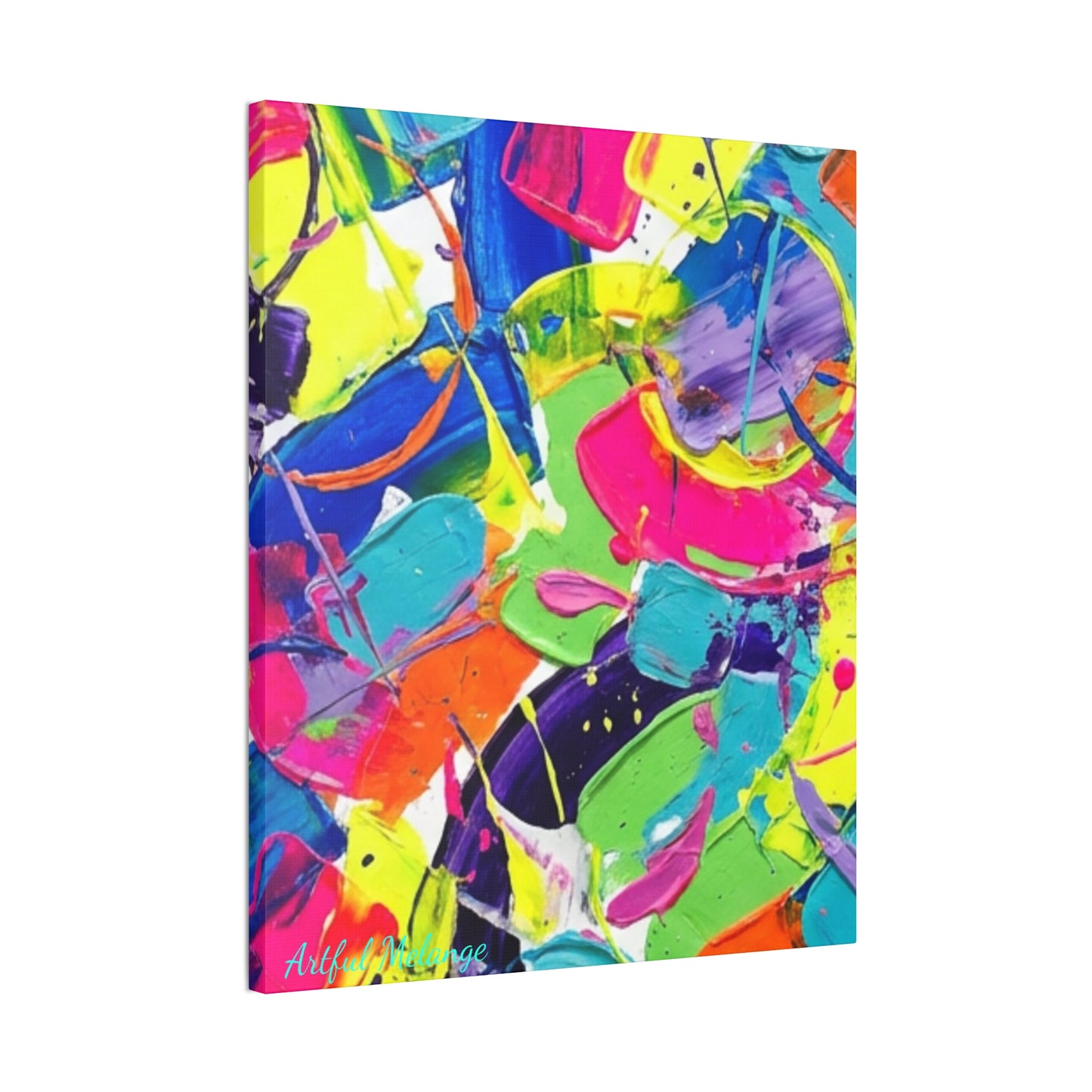 Acrylic Abstract Canvas Print - Richly Textured Artistry