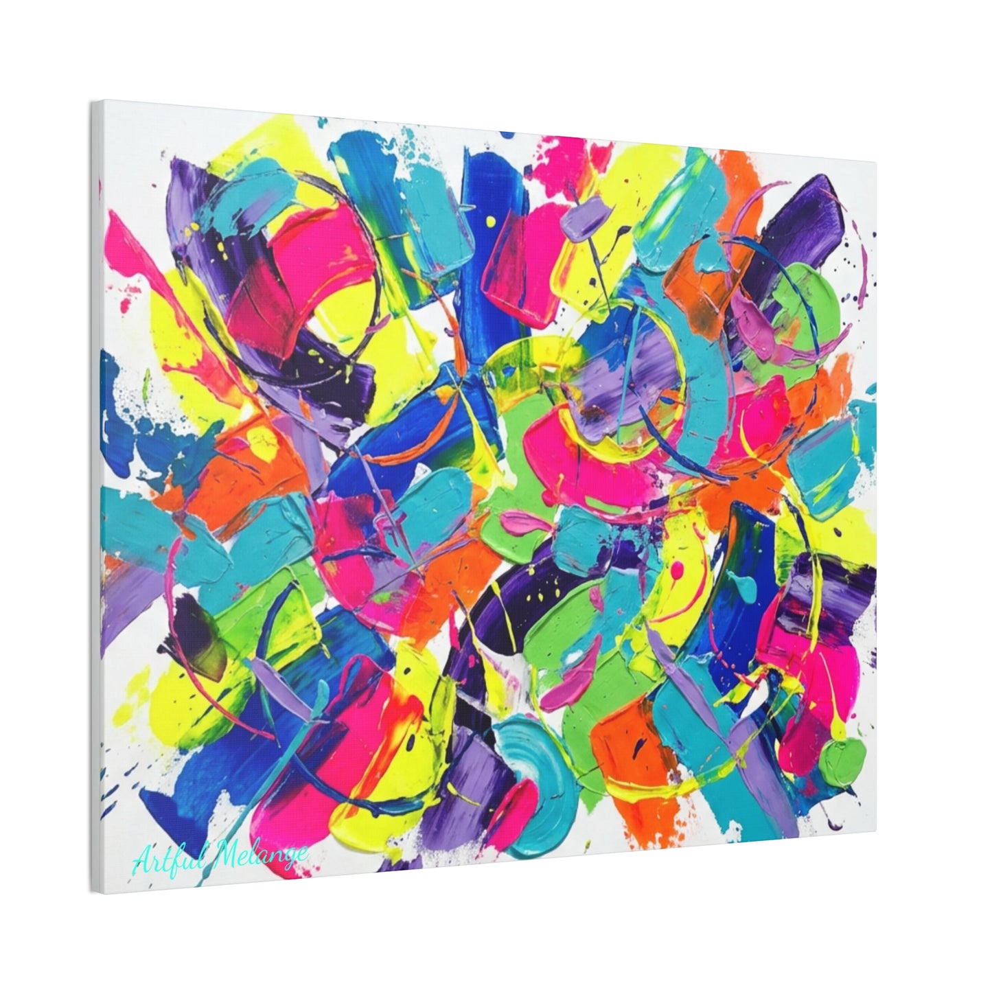 Acrylic Abstract Canvas Print - Richly Textured Artistry