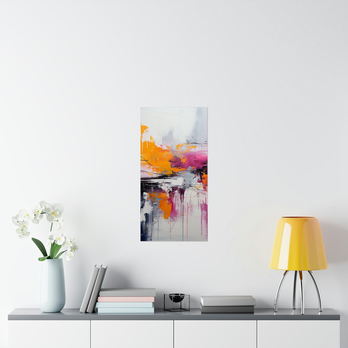 Radiant Harmony Matte Vertical Canvas Poster