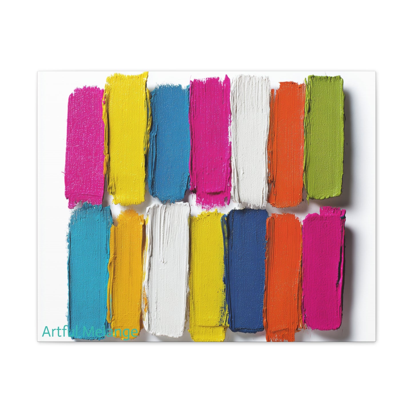 Acrylic Abstract Canvas Print - Richly Textured Artistry