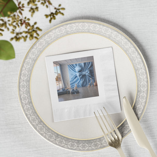 Dynamic Holiday Napkins for Sophisticated Living Spaces
