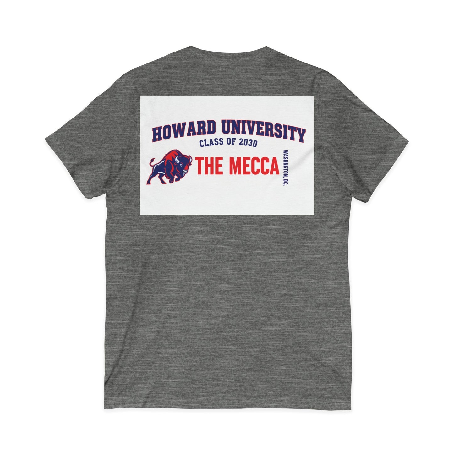 Howard University Class of 2030 Unisex V-Neck T-Shirt | The Mecca Incoming Class Tee