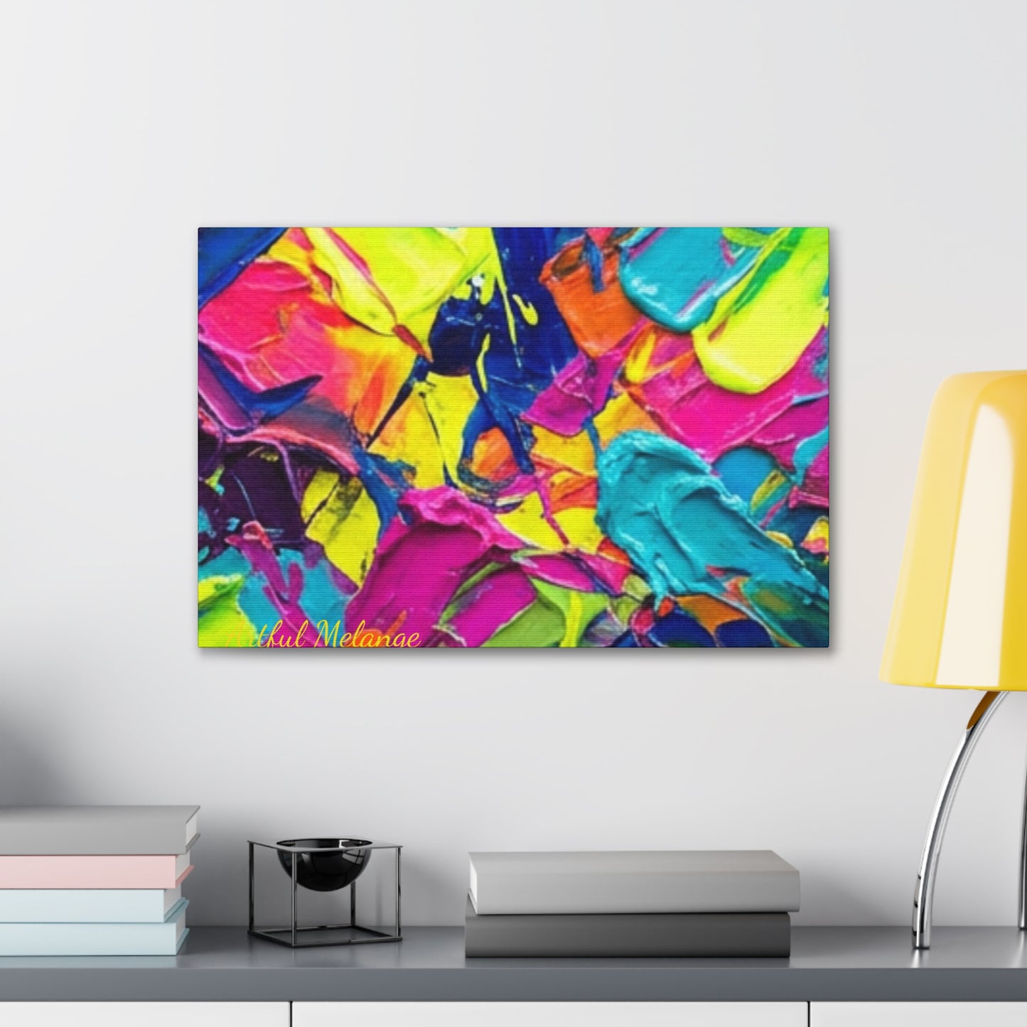 Acrylic Abstract Canvas Print - Richly Textured Artistry