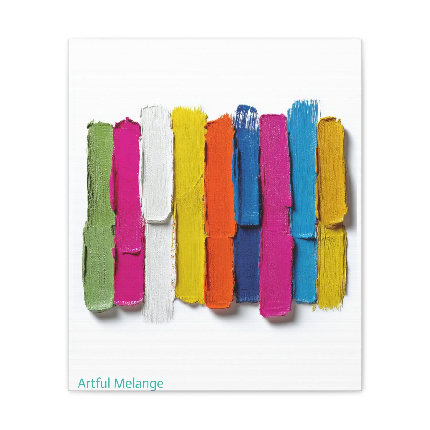 Acrylic Abstract Canvas Print - Richly Textured Artistry