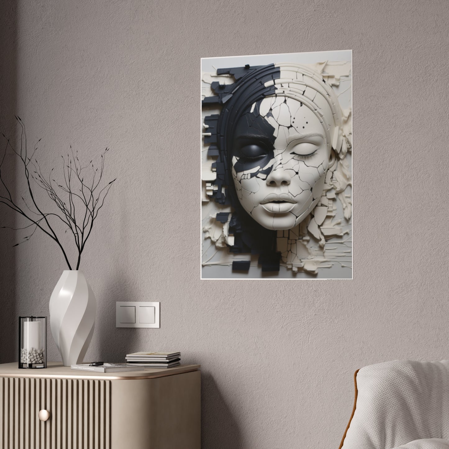 AfroElegance: Empowering Melanated Women Poster