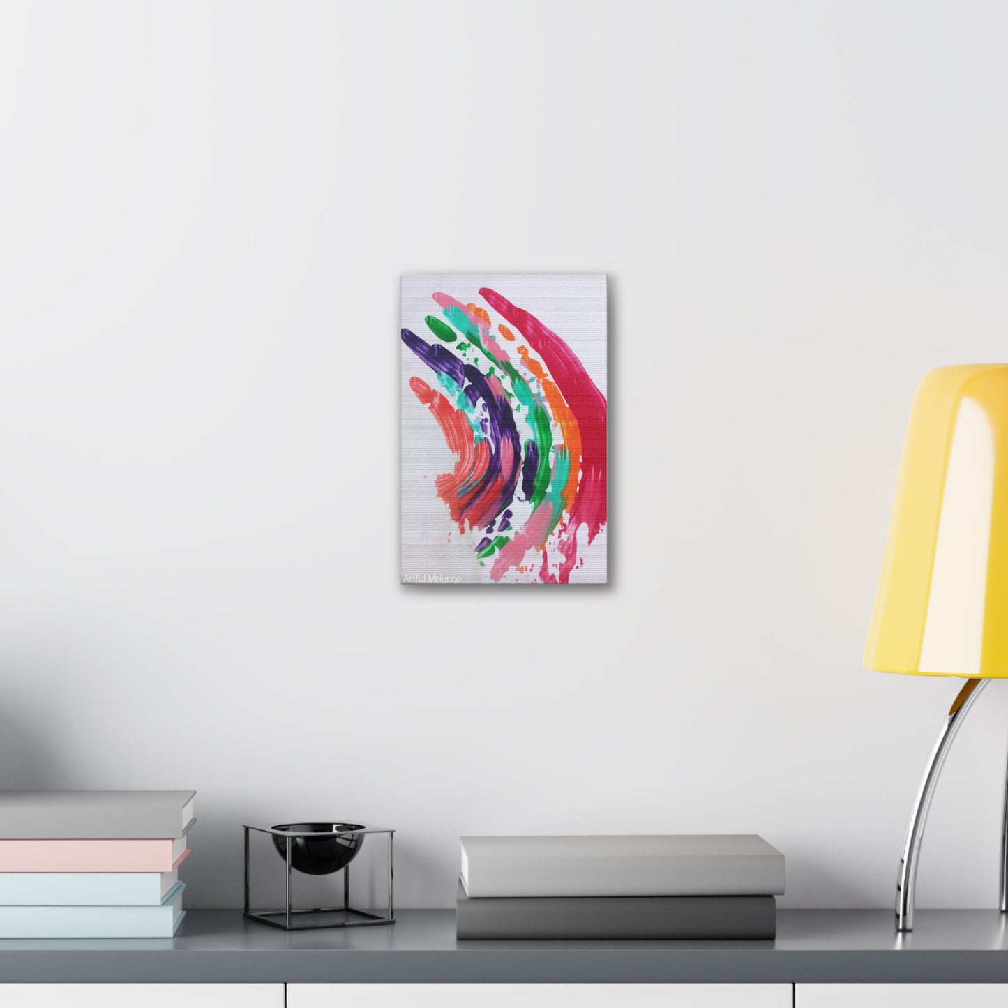 Primary Elegance: A Symphony of Sophistication Canvas Print