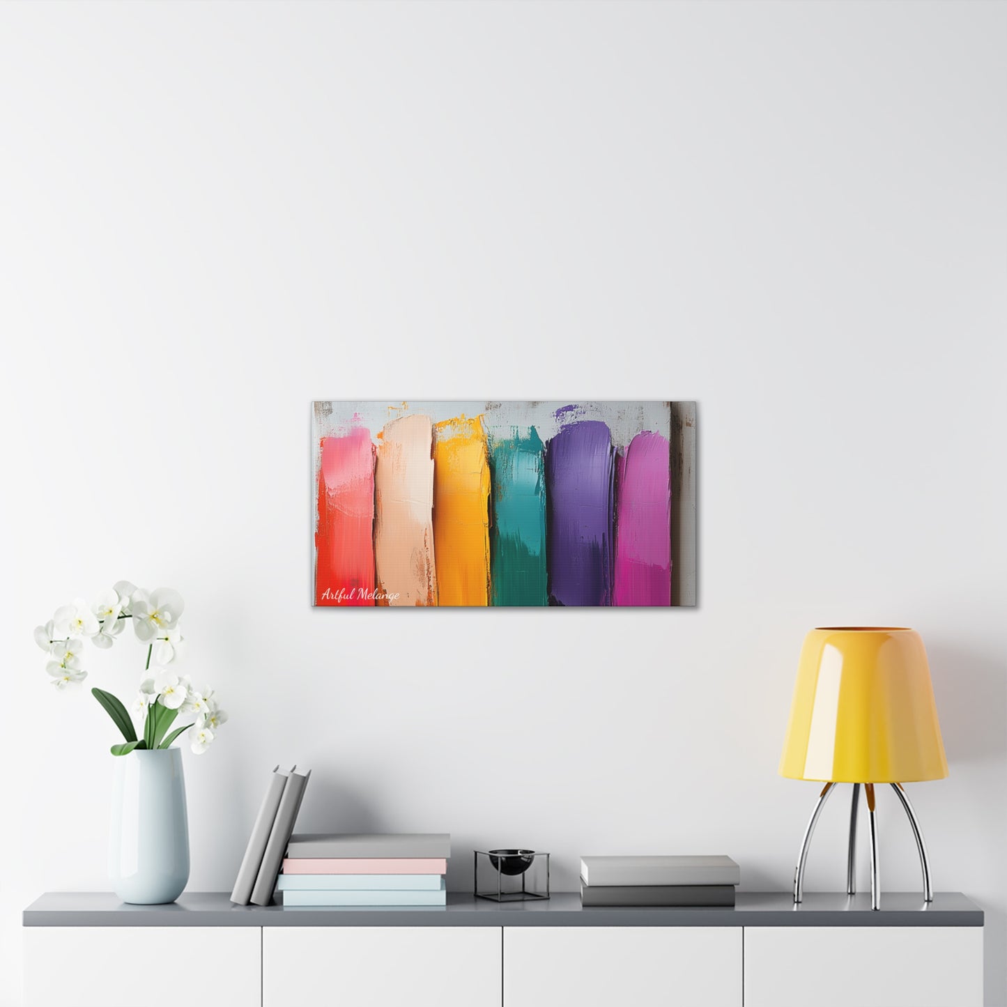 Acrylic Abstract Canvas Print - Richly Textured Artistry