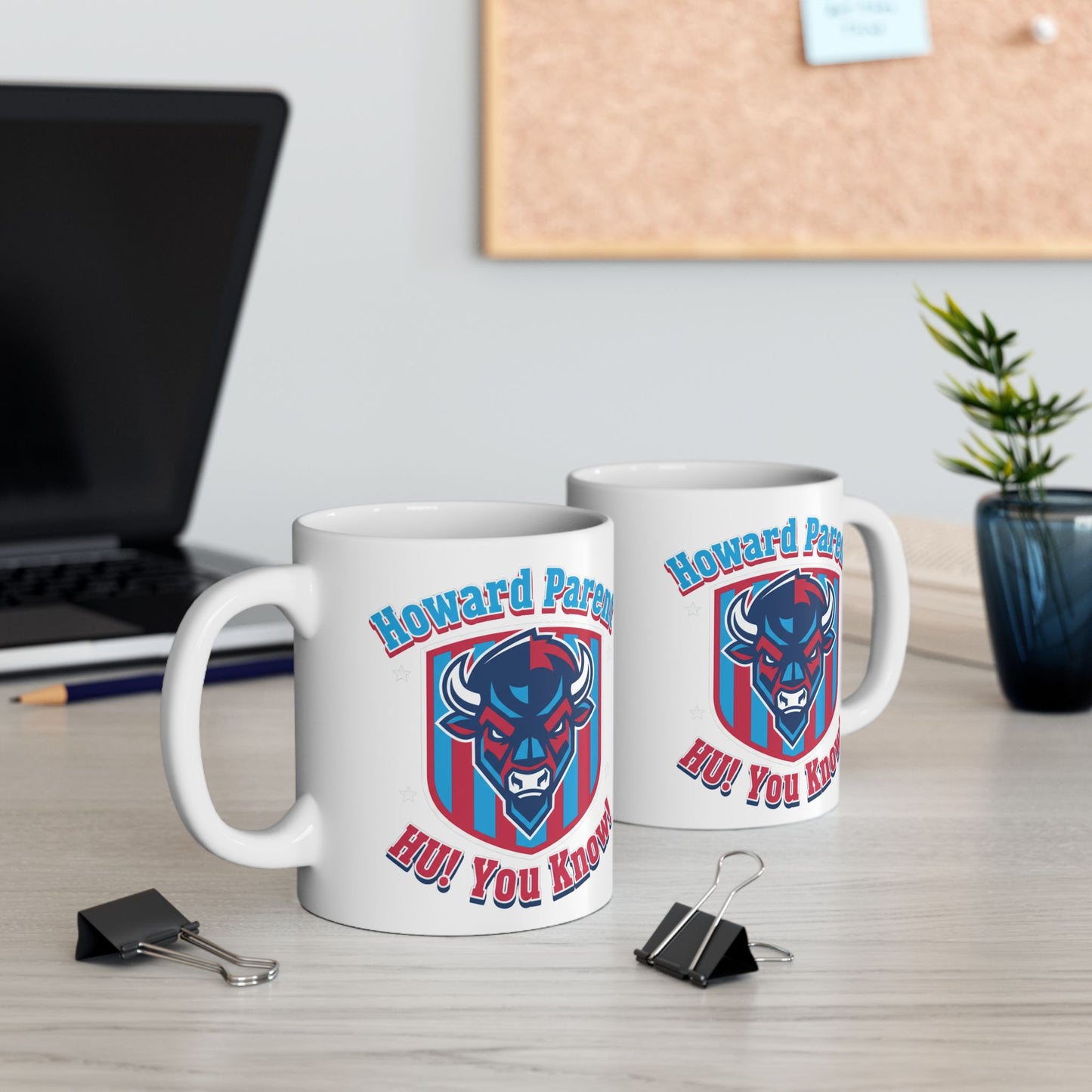 HU Parent Mug Collection  Proud, Connected, Bison Strong /Ceramic Mug, (11oz, 15oz) 3