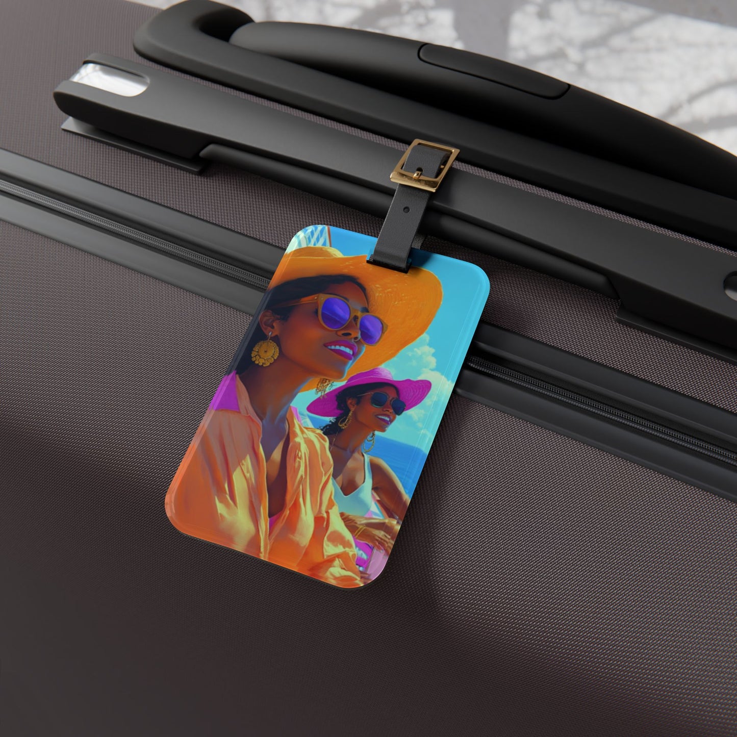 Art Voyage Sisters That Travel Luggage Tag Collection