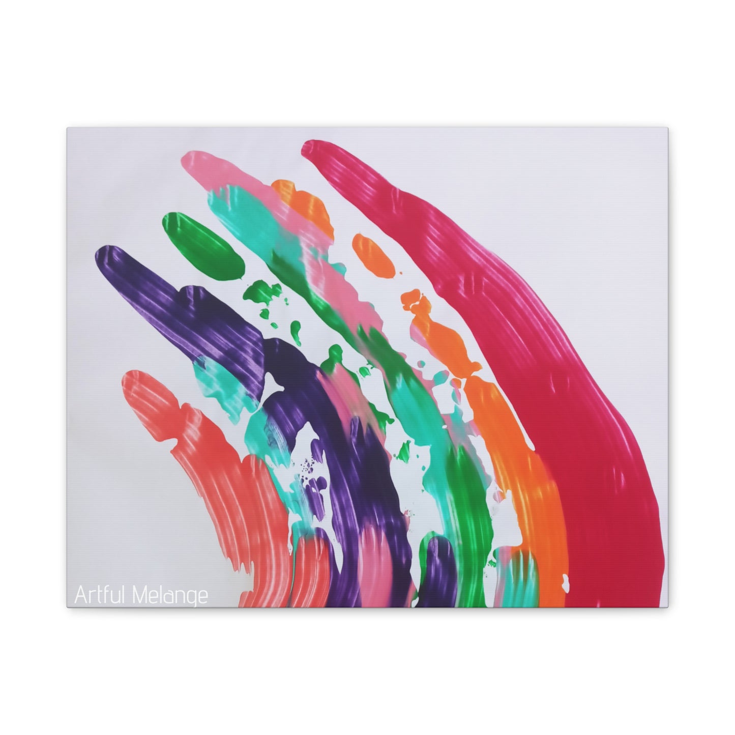 Primary Elegance: A Symphony of Sophistication Canvas Print